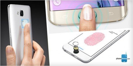 Fingerprint scanners comparison table iPhone 6 vs Galaxy S6 vs Note 4 vs mate 7 vs Meizu MX4 Pro header