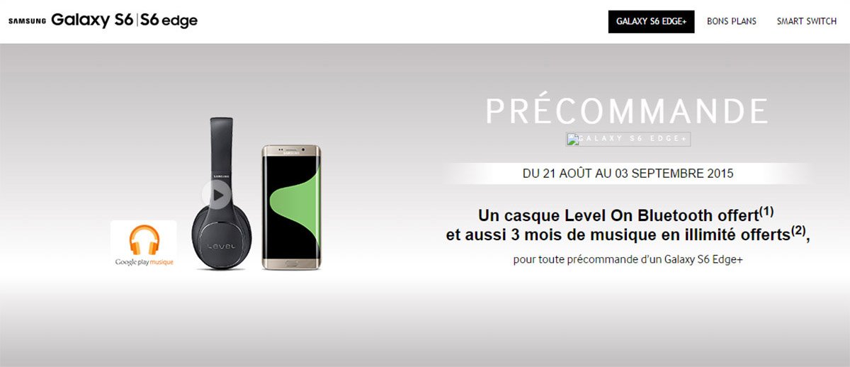 Samsung Galaxy S6 Edge+: date per il preordine e prezzo degli accessori