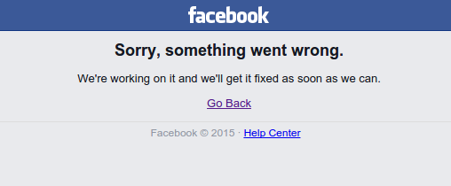 Facebook non funziona (di nuovo)