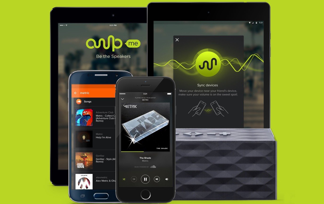 AmpMe unisce smartphone e tablet per creare un enorme altoparlante