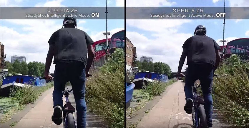 Sony mostra i benefici del SteadyShot Intelligent Active Mode su Xperia Z5