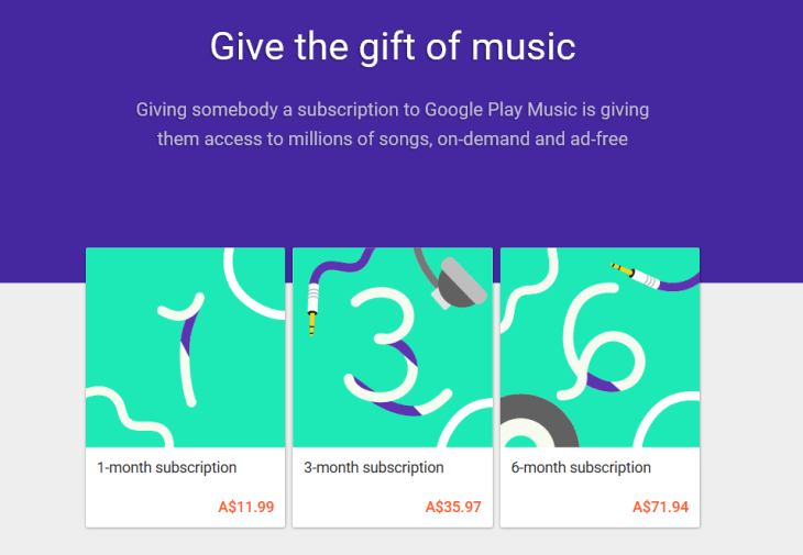 Google permette di regalare un abbonamento a play music all access ... Cosa regalare all amante