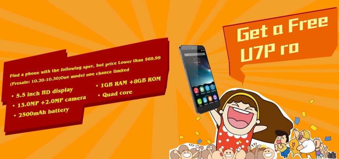 Oukitel U7 Pro è un phablet da 60 euro