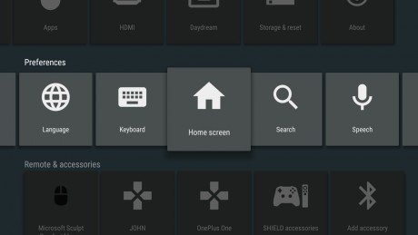 Android TV Home 1600x900