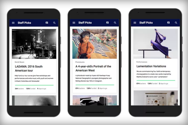 Kickstarter arriva su Android (tre anni dopo iOS)