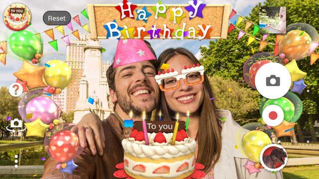 Sony rilascia Compleanno, un nuovo effetto AR