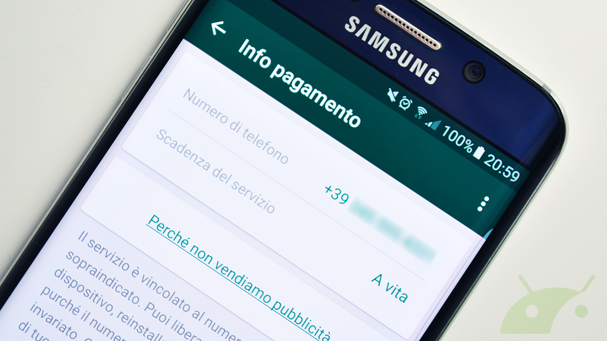 Whatsapp a vita