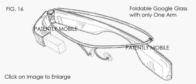 Google brevetta i Google Glass pieghevoli