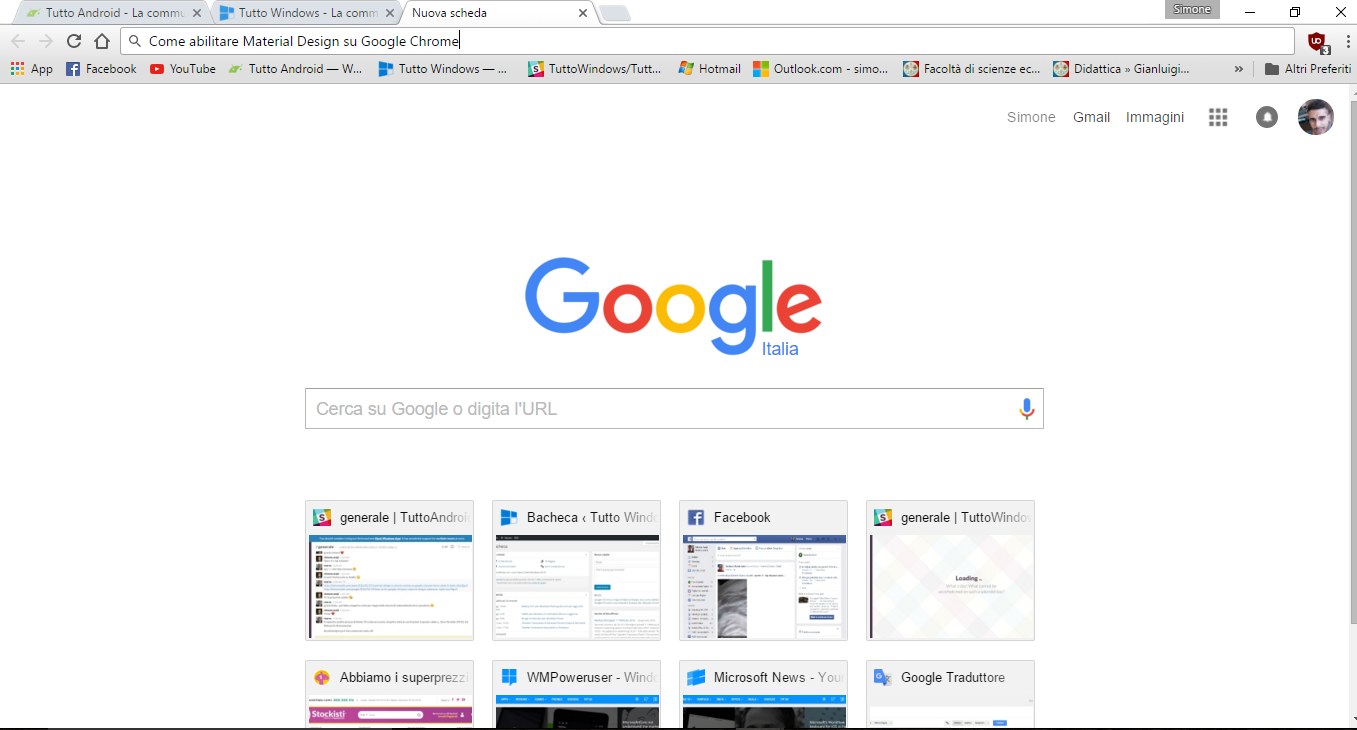 Google Chrome per PC si tinge di Material Design: ecco come abilitarlo