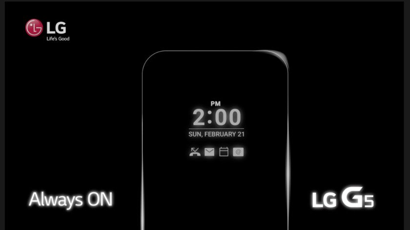 LG G5 Always On display 840x472