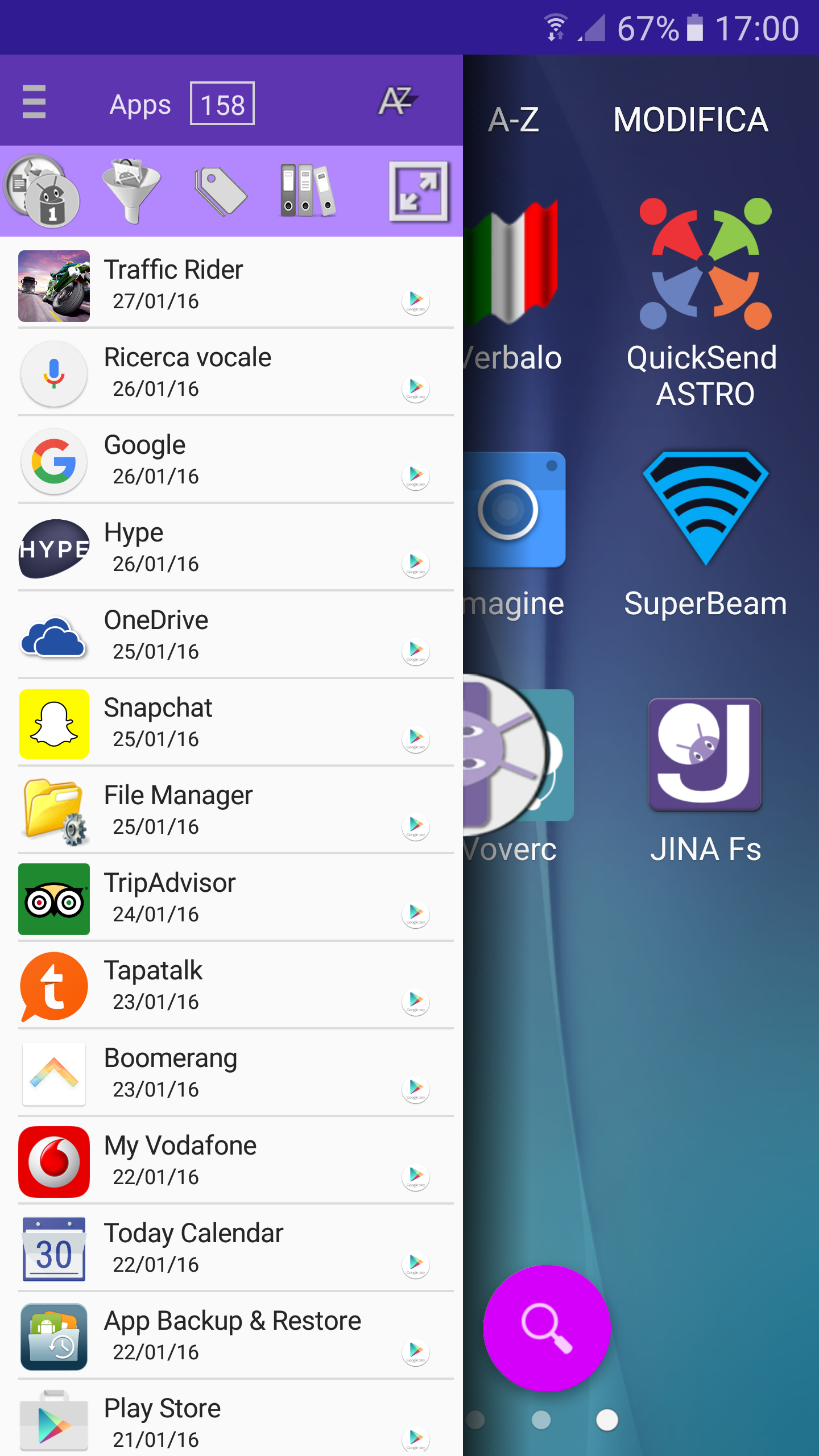 jina drawer mod apk