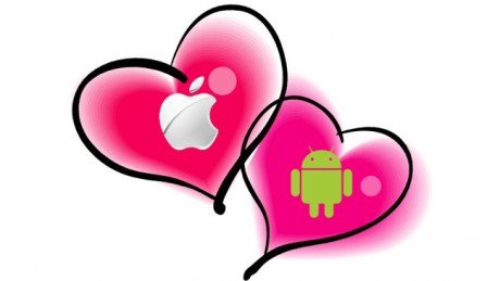 Google android apple ios love