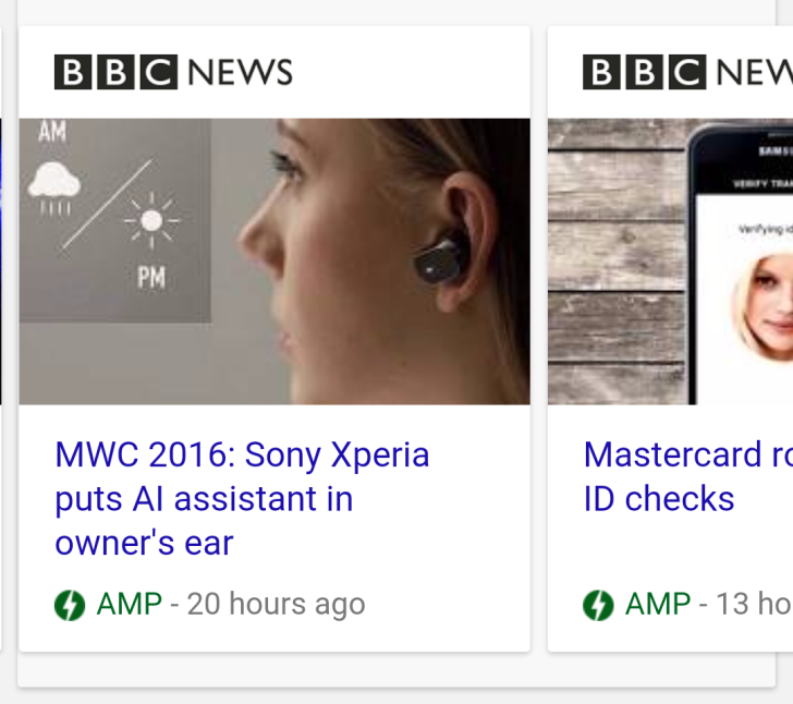 Google inizia a identificare i siti che supportano AMP tra i risultati di ricerca