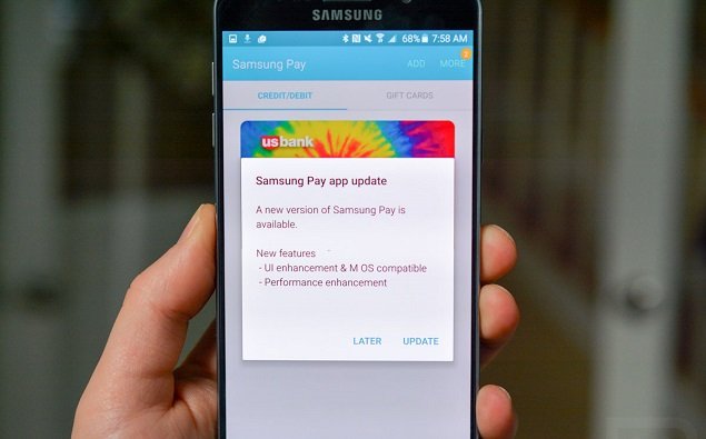 Samsung aggiorna Pay per Marshmallow e potrebbe lanciare Note 6 in Europa