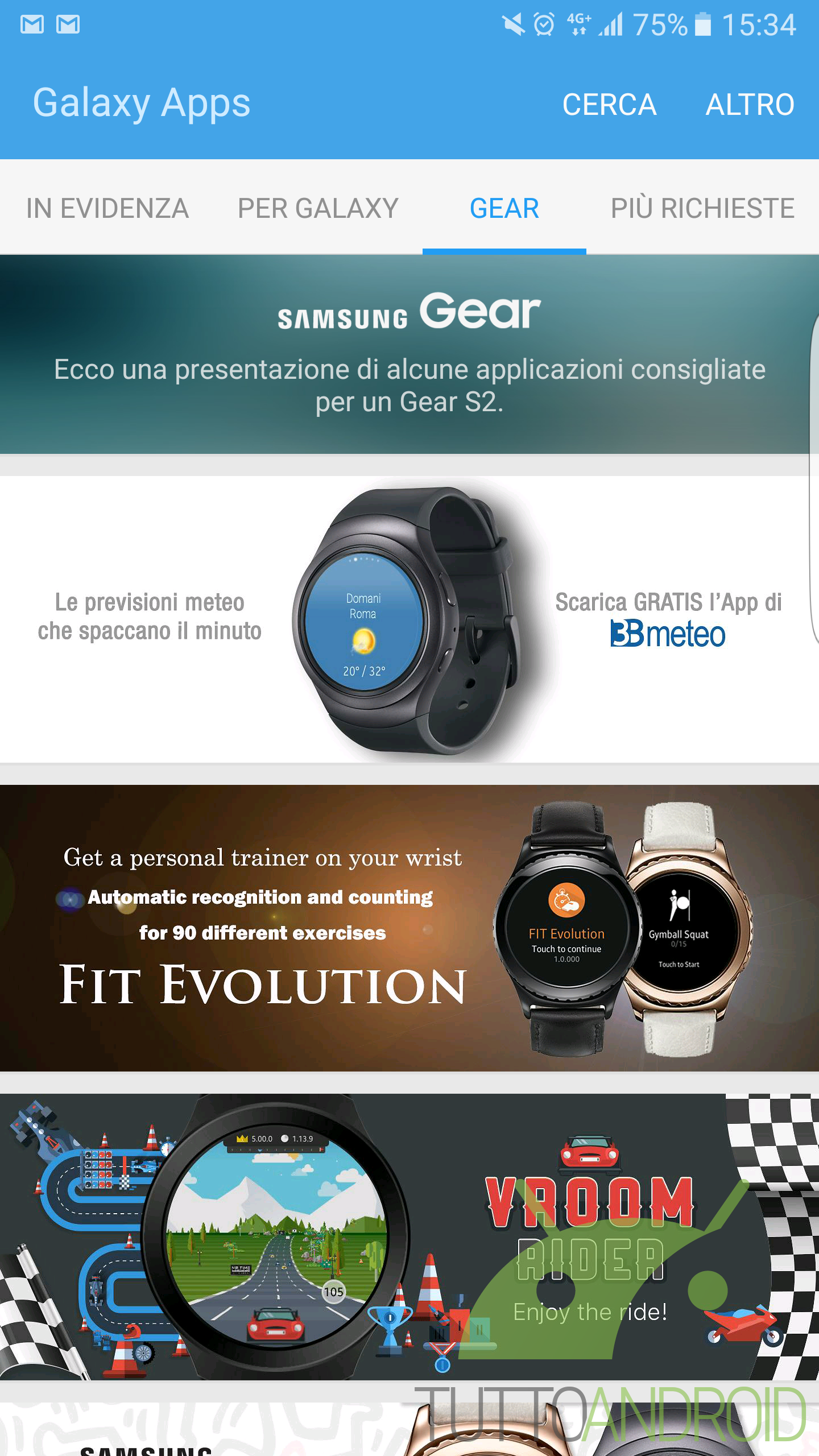 Samsung Galaxy Gear Apps