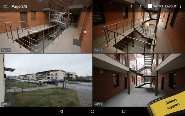 TinyCam Monitor 6.6 aggiunge il supporto per la modalità multi-window di Android N