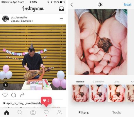 Instagram sta provando una nuova interfaccia utente bianca e nera