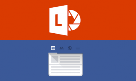 Microsoft office lens swipe for facebook