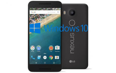 Nexus 5X windows 10