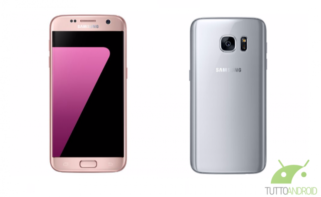 Samsung Galaxy S7 Versioni Silver Pink e1463405398539