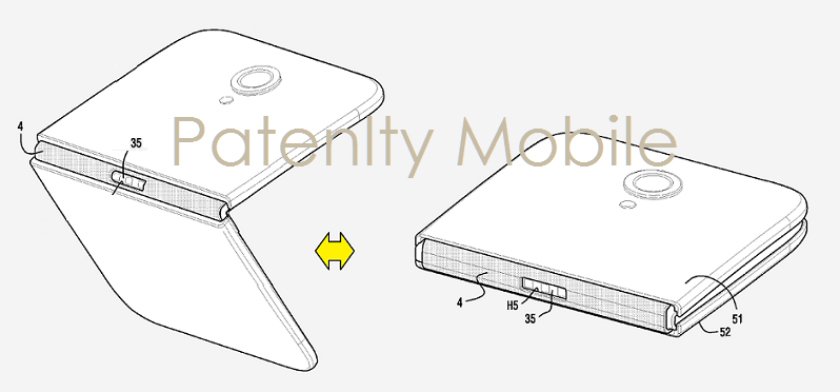 Nuovo brevetto di Samsung per lo smartphone pieghevole dalla dubbia utilità
