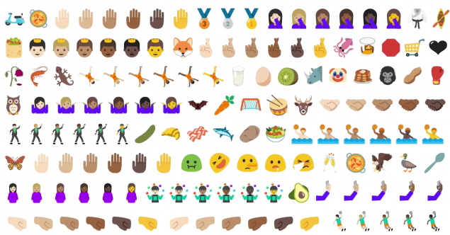 Le 72 nuove emoji aggiunte dallo standard Unicode 9