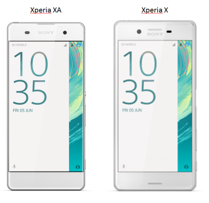 Xperia-XA-versus-Xperia-X-bezels