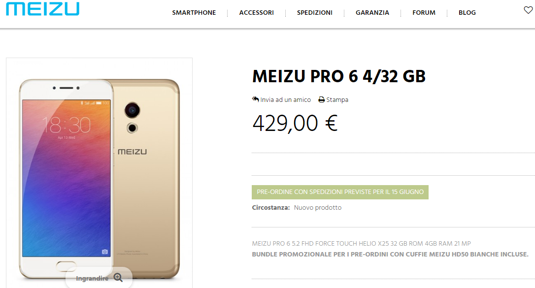 Meizu pro 6