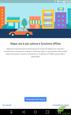 maps scaricare percorso offline