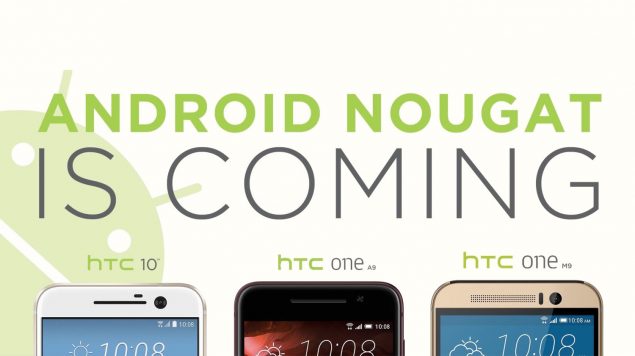 HTC Android Nougat