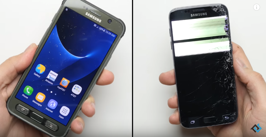 S7 active drop test