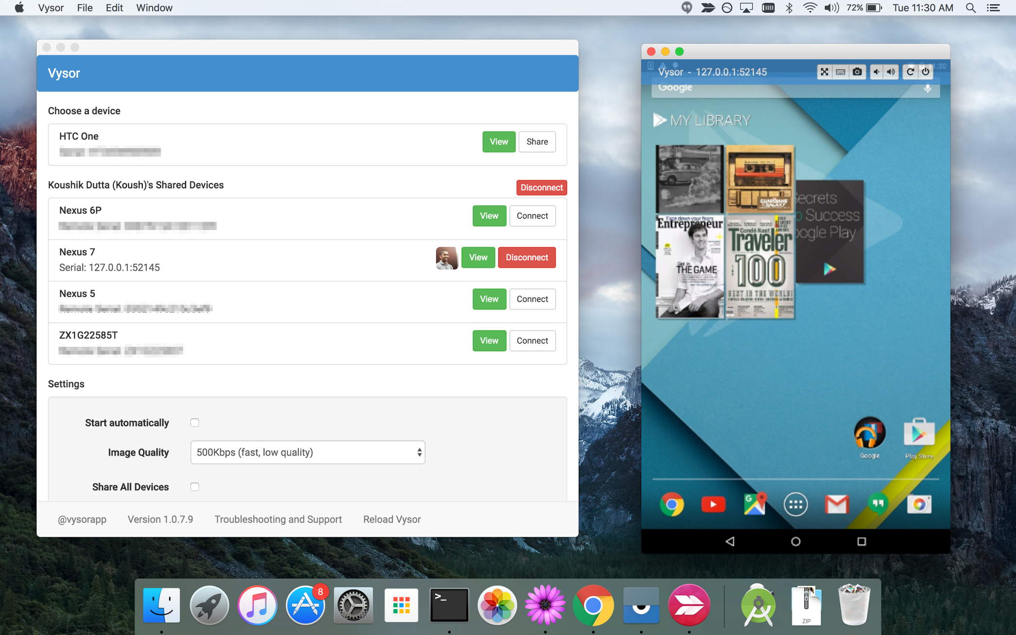 Share All arriva su Vysor per fare mirroring di più dispositivi in remoto