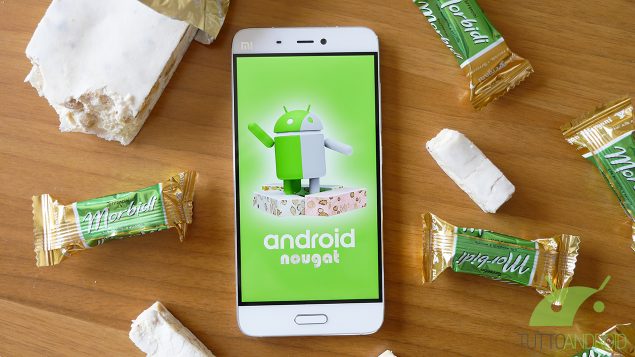 Android 7.1.1 scorciatoie app