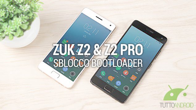 zuk z2 pro sblocco bootloader