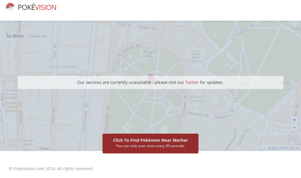 PokéVision Pokemon GO