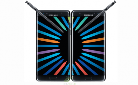 Samsung Galaxy Note 7 riflesso marked