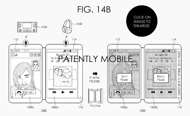 Samsung brevetto pieghevole agosto 1