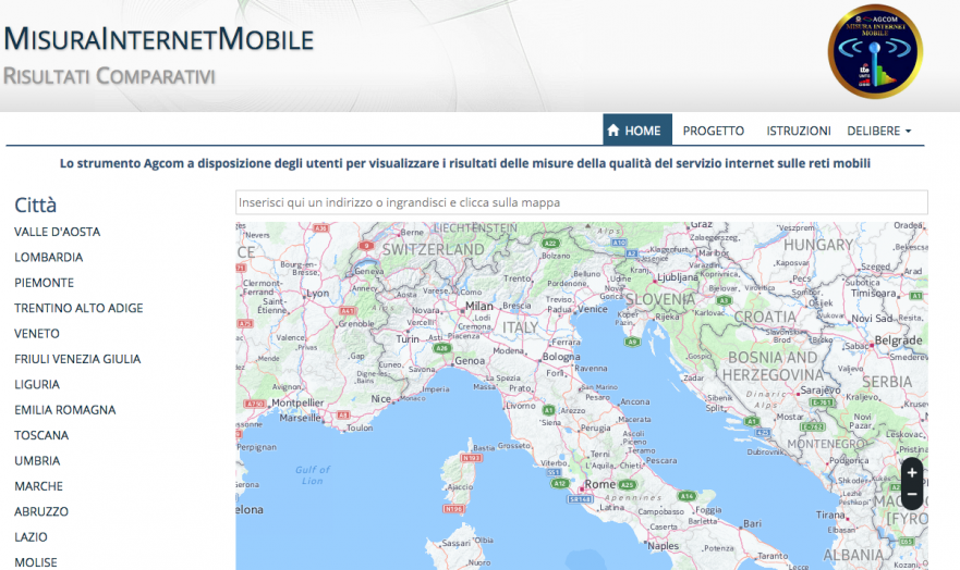 Misura Internet Mobile: il nuovo strumento che informa sulle prestazioni degli operatori