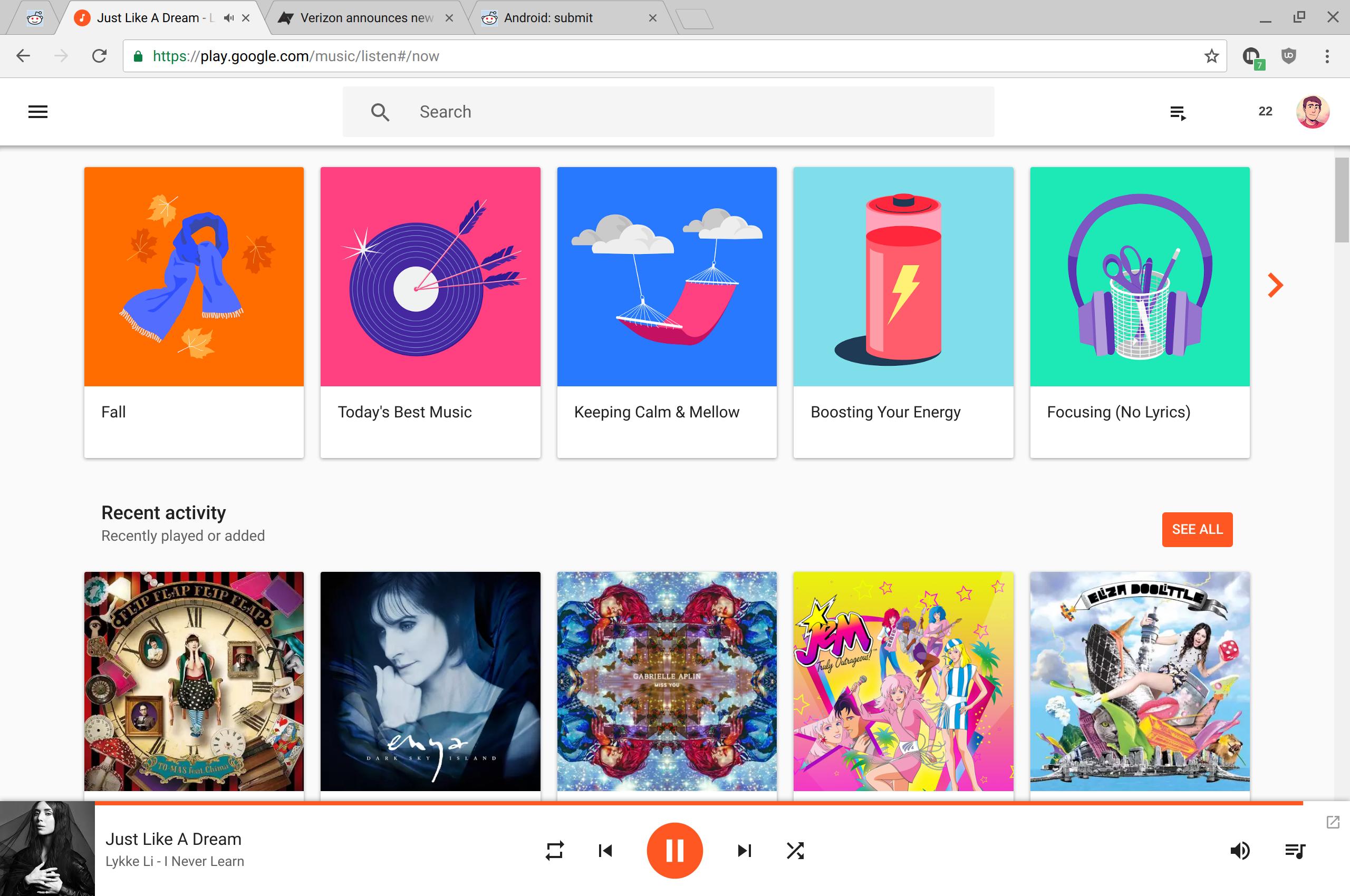 Google Play Music potrebbe presto rinnovarsi sul Web con una nuova interfaccia