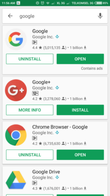 Google Play New search 1