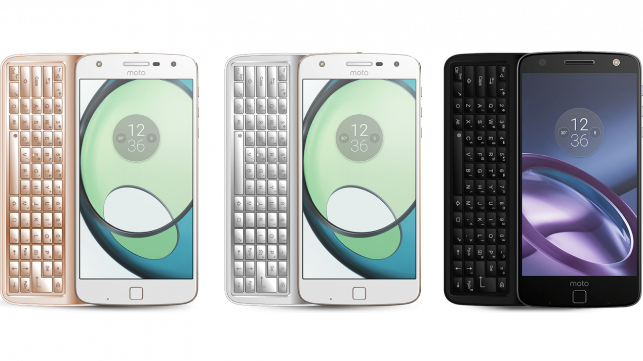 Nuovi dettagli sul Moto Mod con tastiera estraibile