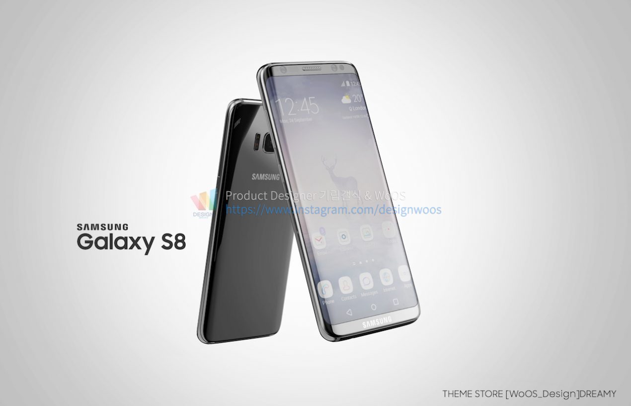 Samsung Galaxy S8: nuovi render e aumento di produzione del 25% (rumor)