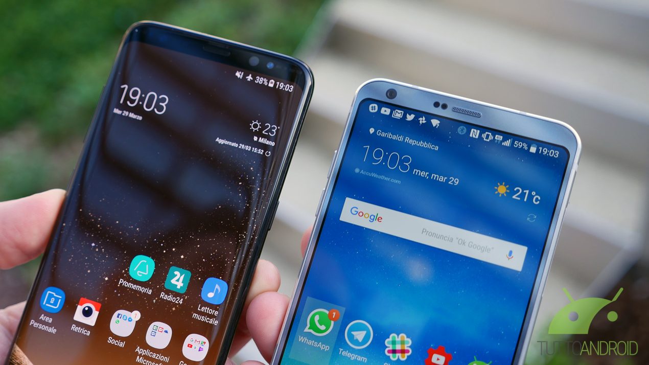 Samsung Galaxy S8 dà fastidio a LG che prova a screditarlo