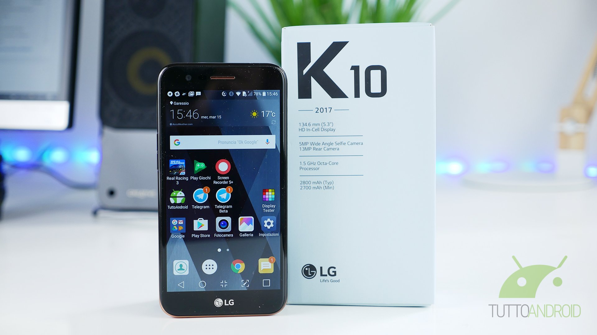 recensione lg k10