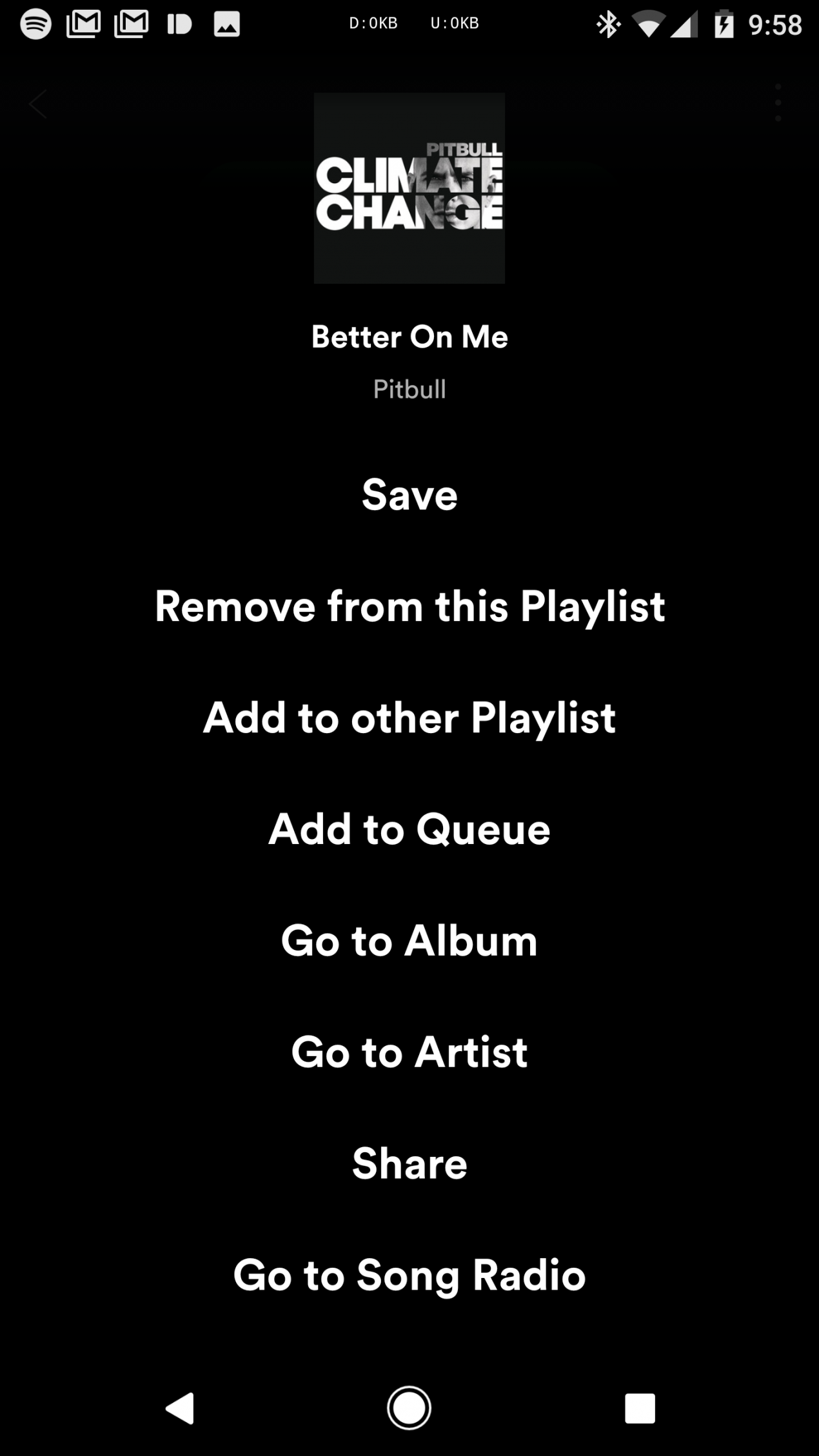 Spotify sta testando un nuovo menù nero sull'applicazione Android