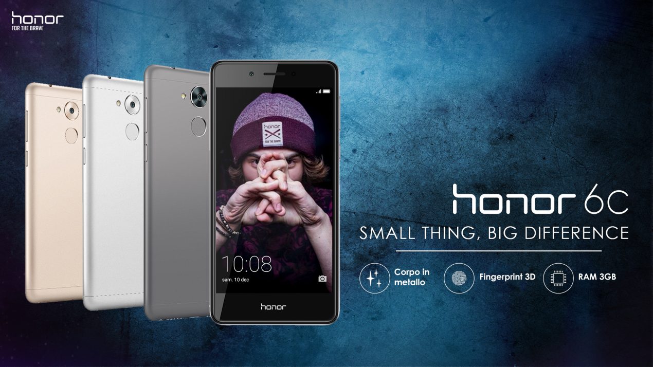 Honor 6C ufficiale in Italia: l'entry-level secondo Honor