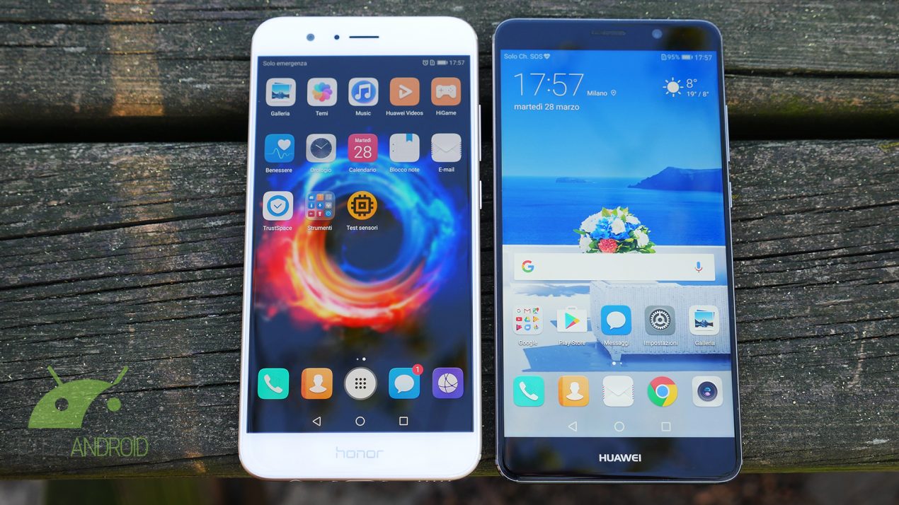 Honor 8 Pro vs Huawei Mate 9, scontro tra 