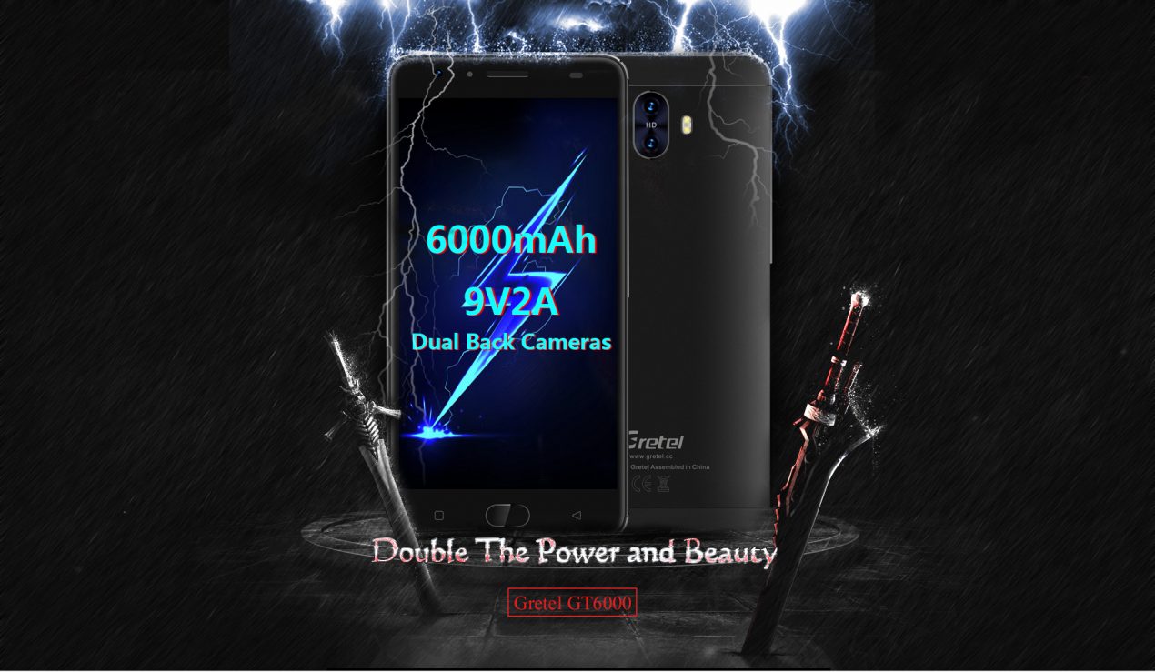 Gretel GT6000, doppia fotocamera e batteria enorme a un prezzo davvero piccolo