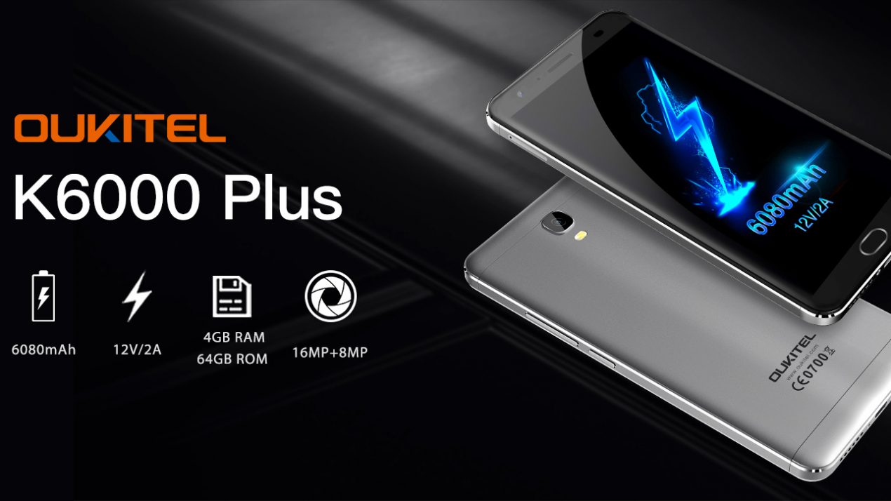 OUKITEL K6000 Plus nuovamente in offerta a 155 euro