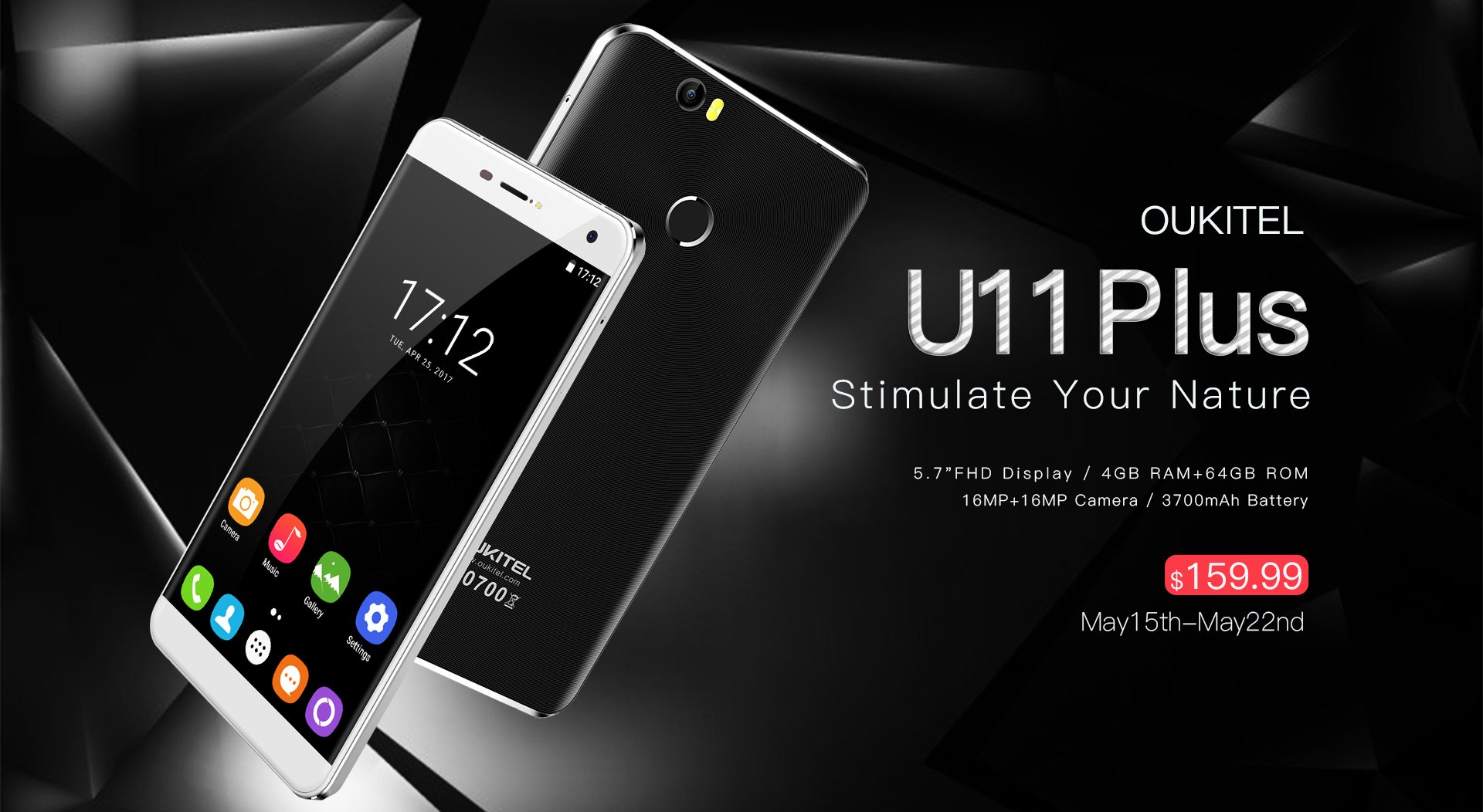 OUKITEL U11 Plus presale starts